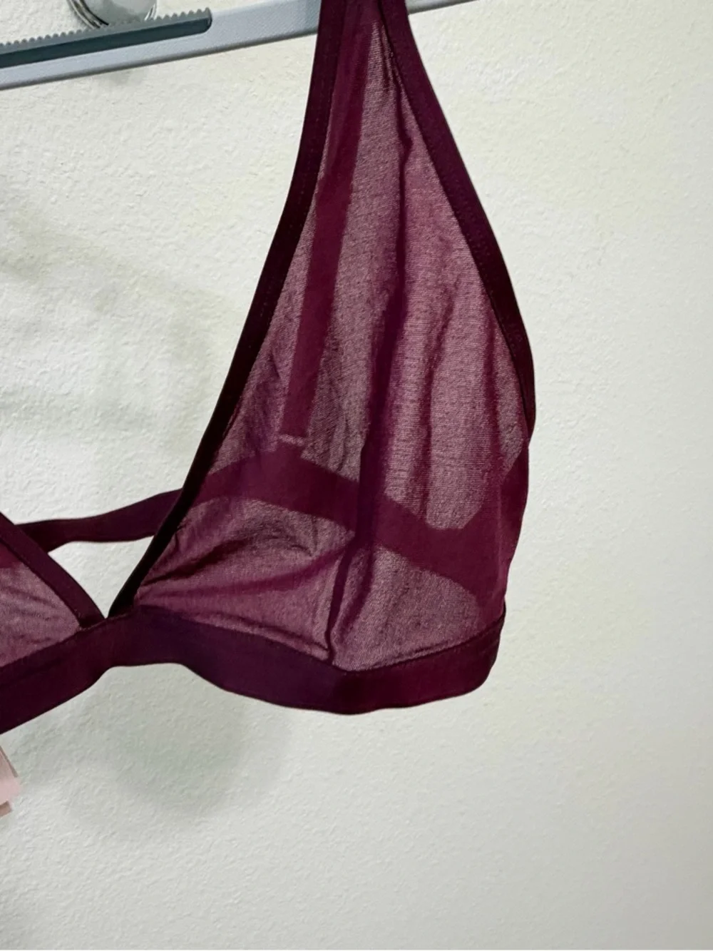 Victoria's Secret Sheer Mesh Bralette in Plum - Picture 6 of 10